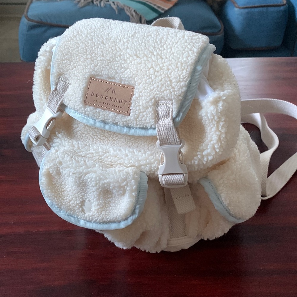Doughnut Fluffy Mini Backpack
